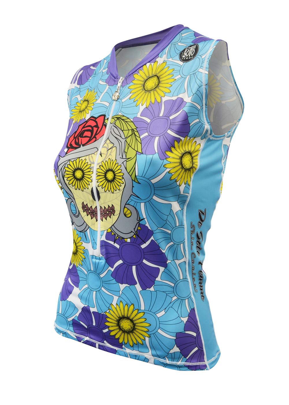 De Soto Sport Women's Cooling Sleeveless Triathlon Top - WHSC - Perfect for Triathlons, Running & Hot Weather Workouts