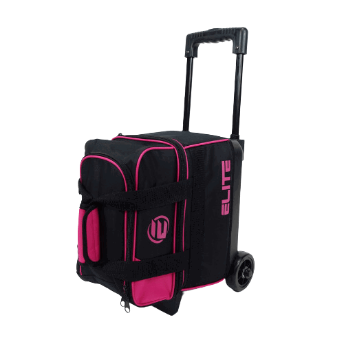 ELITE Basic Single Roller Pink Bowling Bag for Women & Men - Lightweight & Durable Bowling Accessories for League Play, Practice & Travel