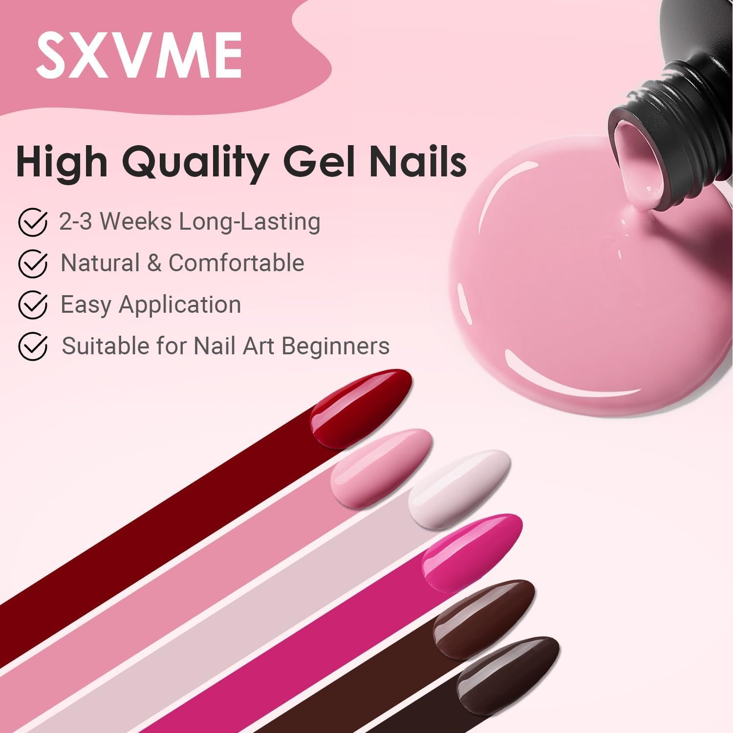 Beige Press on Nails Short Almond Shape - 30Pcs Natural Acrylic Fake Nails with Glue for Big & Small Hands | Thick Handmade Gel Nails for Everyday Wear, Office, Date Night & Special Occasions