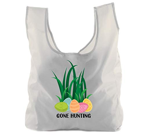 Easter Basket Bags Bulk - Reusable Grocery Tote Bags for Easter Egg Hunt & Spring Shopping - Perfect for Easter Gifts, Party Favors & Grocery Shopping