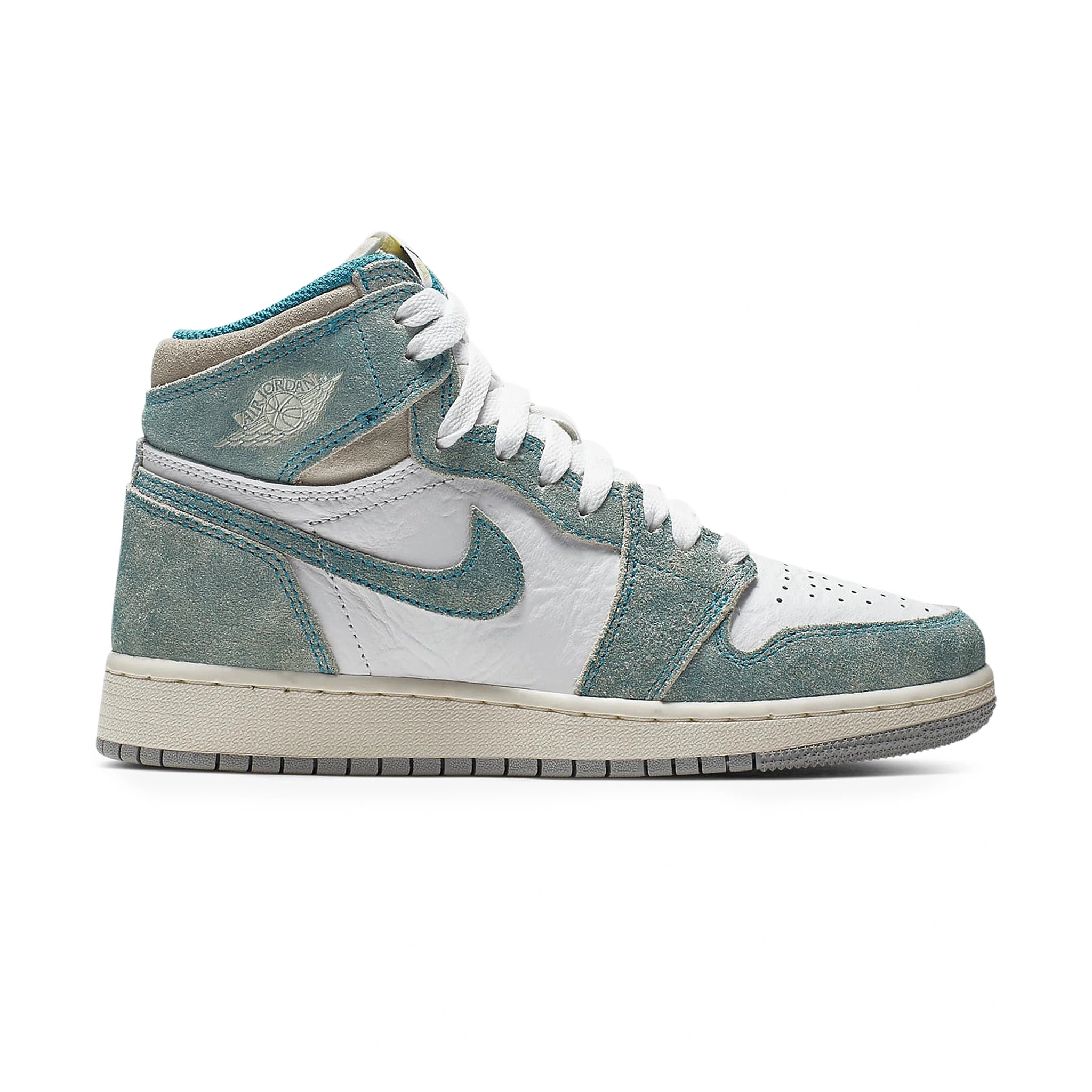 Air Jordan 1 Retro High OG Turbo Green Sneakers for Girls - Classic Basketball Shoes for Casual Wear & Street Style Fashion