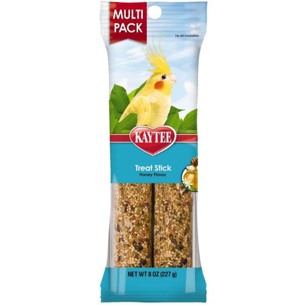Kaytee Honey Flavor Cockatiel Treat Stick - Healthy Bird Snack for Parrots & Cockatiels - Perfect for Training, Bonding & Enrichment Activities