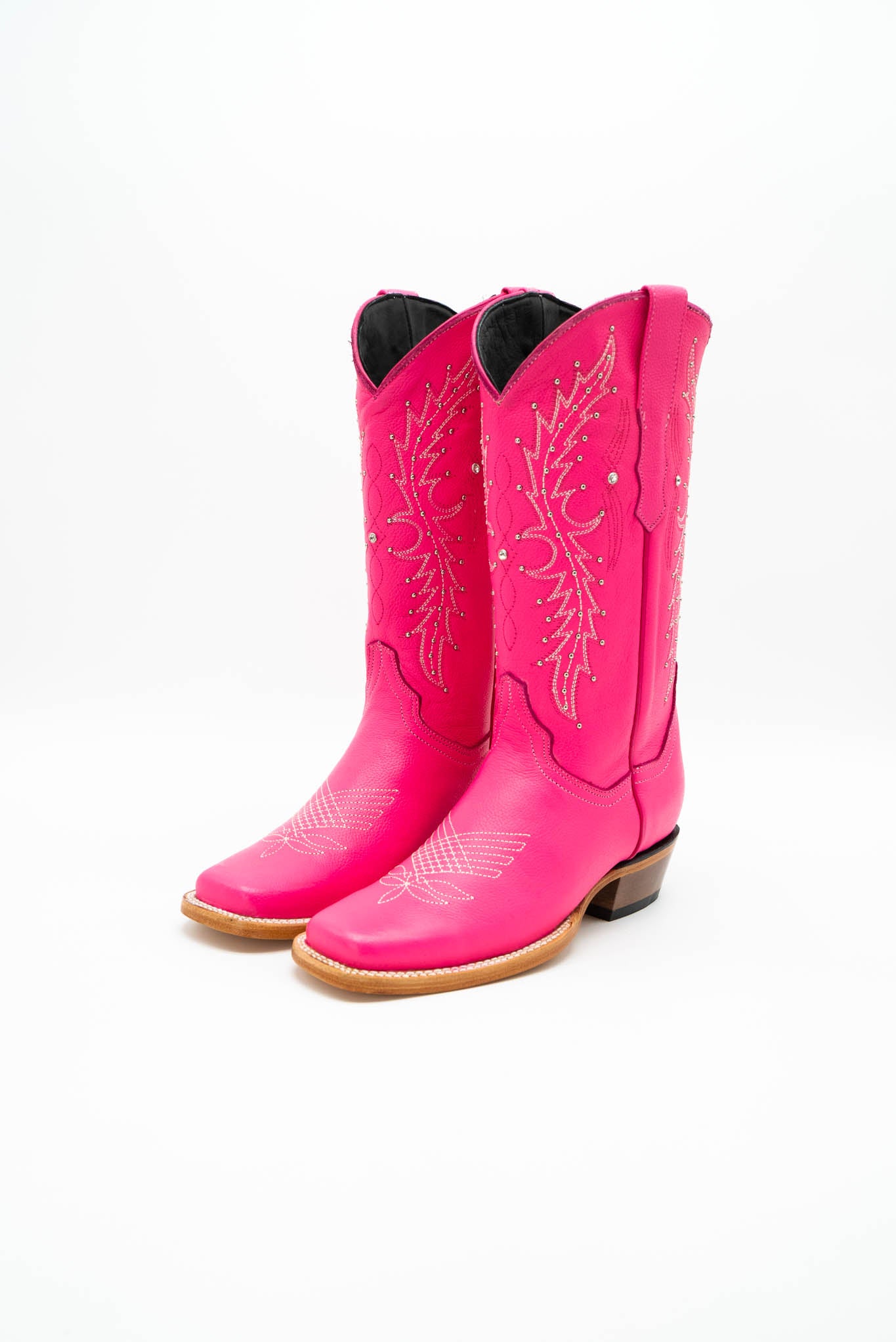 Paulina Frontier Cowgirl Boots for Women - Western Ankle Boots with Leather & Stitching Details - Perfect for Rodeo, Country Dancing & Outdoor Adventures