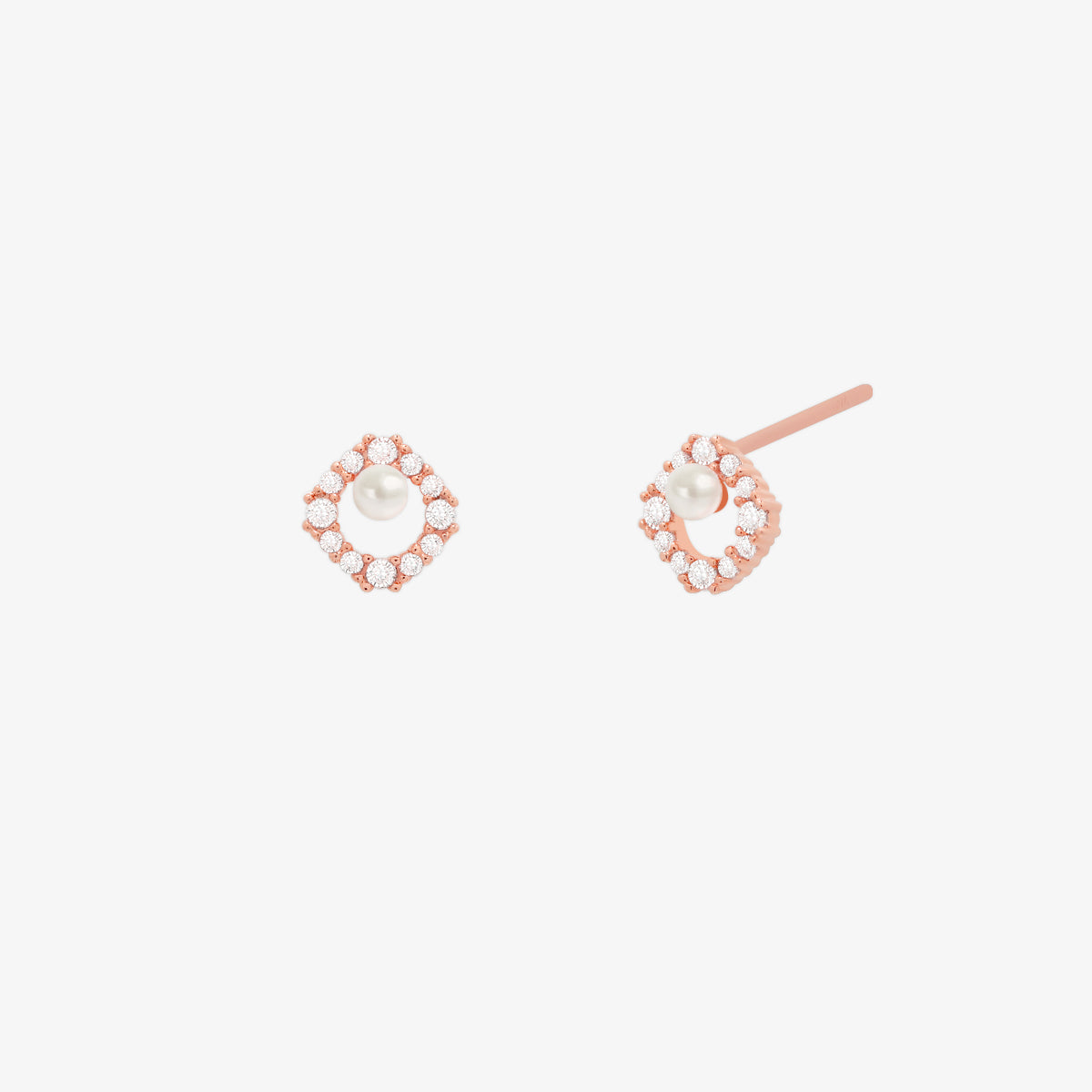 Elegant Cubic Circle Pearl Earrings for Women - Dainty & Stylish Jewelry Gift for Wedding, Party & Everyday Wear