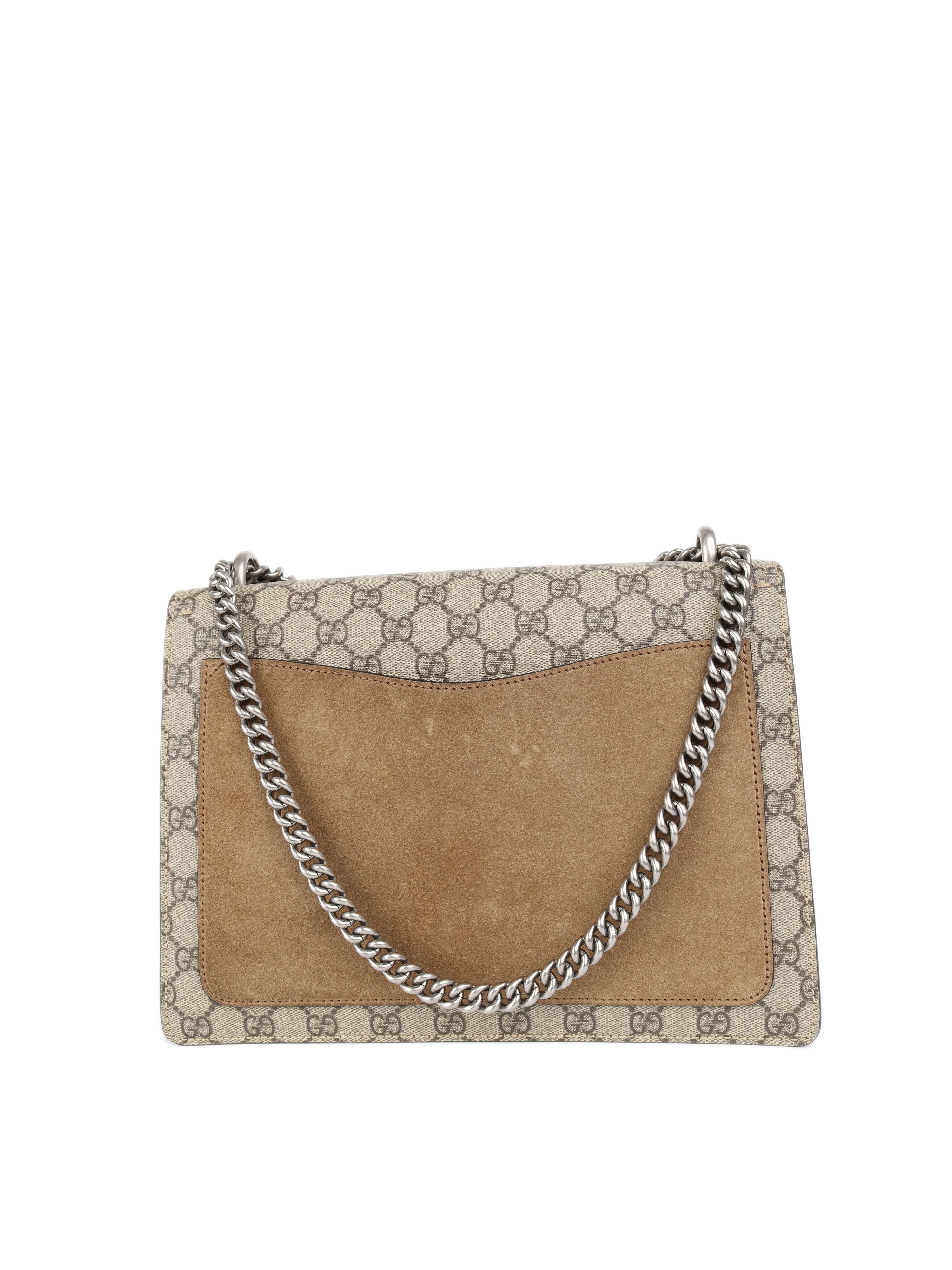 Gucci Medium Dionysus GG Supreme Shoulder Bag for Women - Luxury Designer Crossbody Bag with Chain Strap - Perfect for Work, Travel & Evening Events