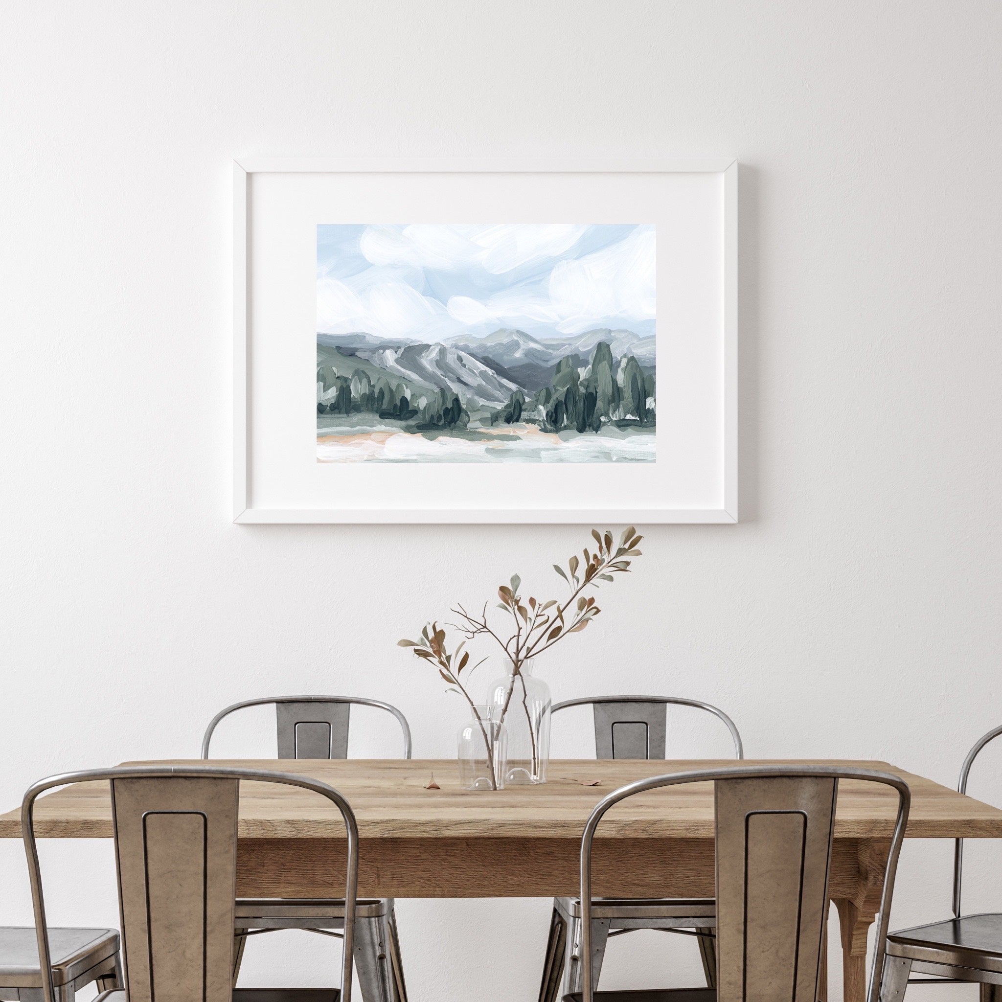 Keystone I Art Print - Premium Wall Decor for Living Room, Bedroom & Office - Modern Abstract Canvas Painting for Home & Office Decor