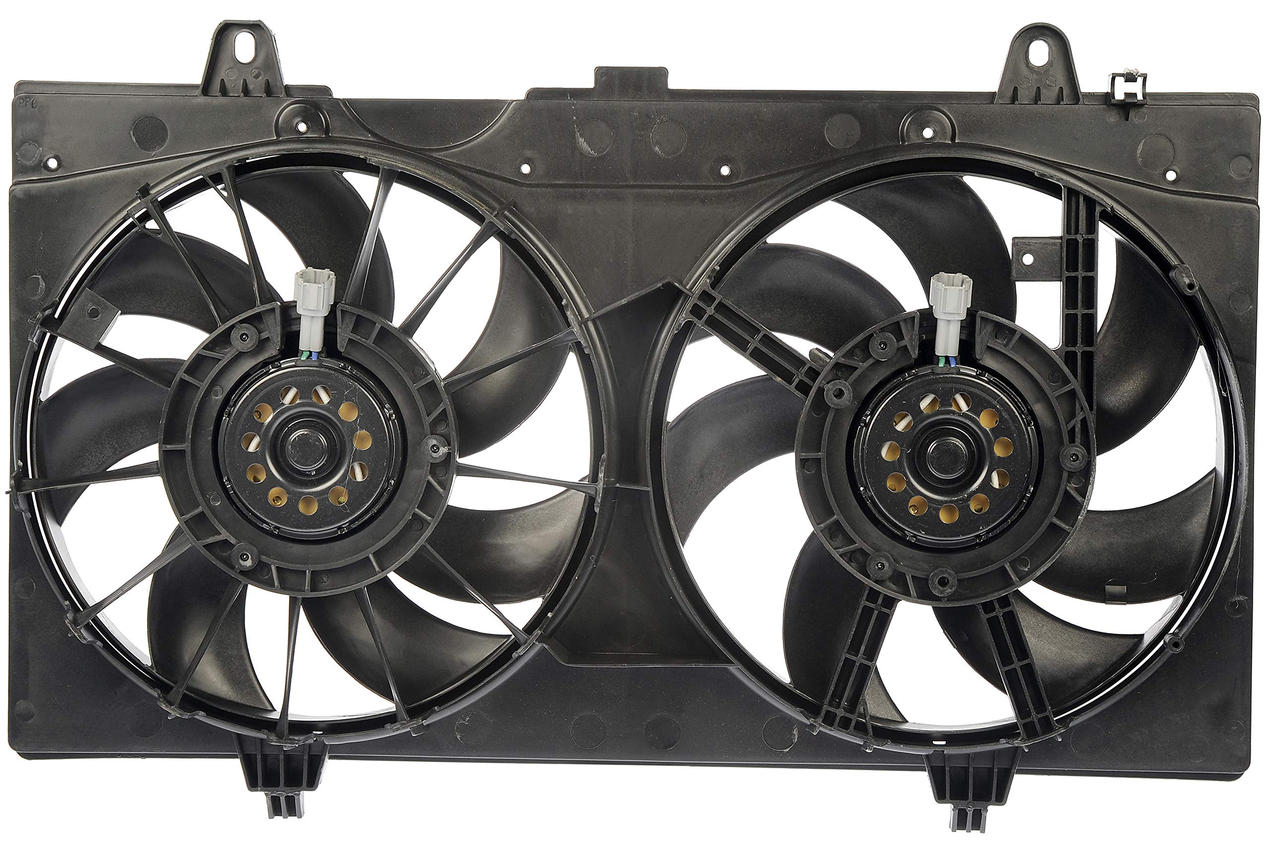 Dorman 620-455 Engine Cooling Fan Assembly Replacement for Nissan Altima, Maxima, Rogue, Sentra - Perfect for Overheating Prevention & Summer Driving