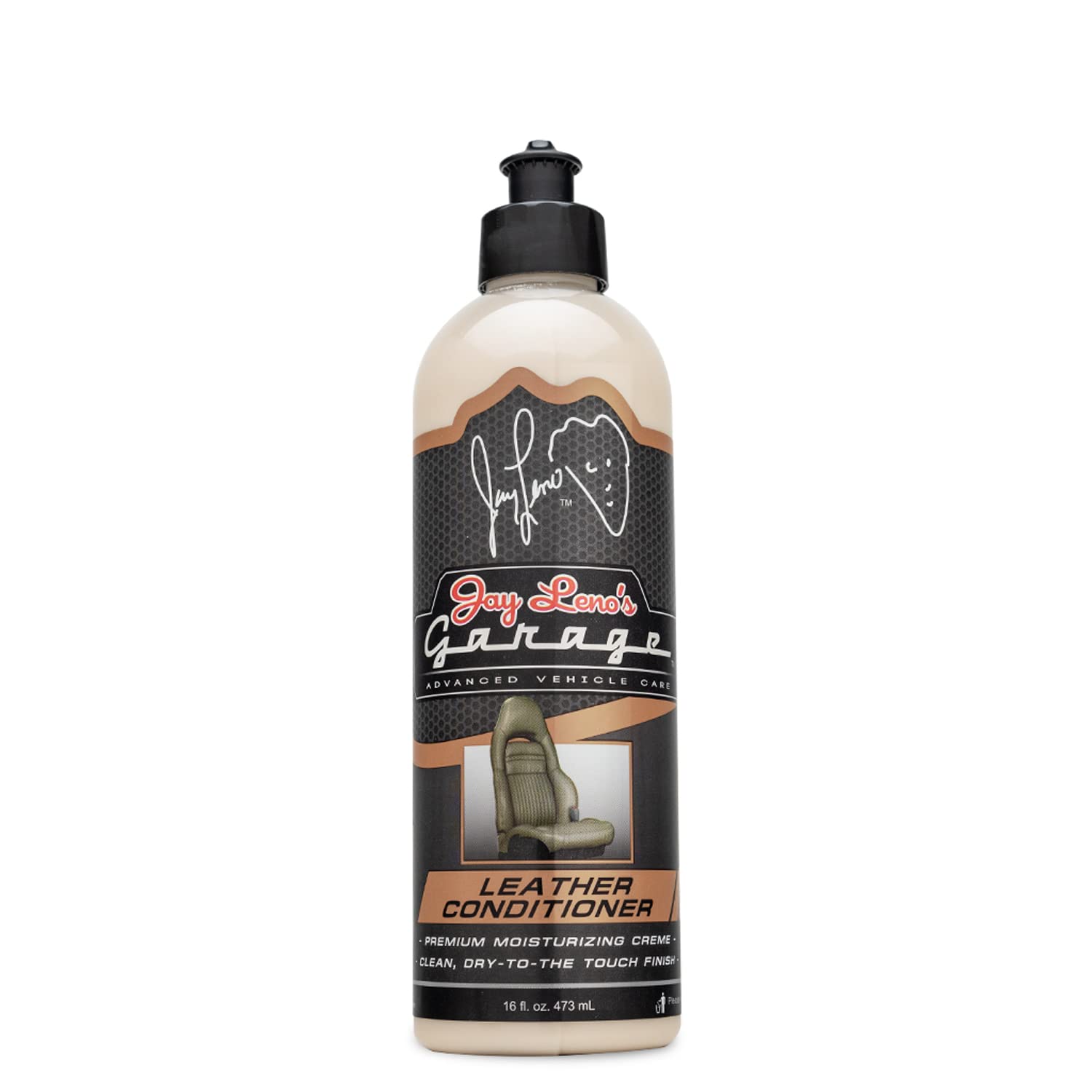 Jay Leno's Premium Leather Treatment Kit - Car Seat Conditioner & Protector for Cars, Furniture & Bags | Restores & Protects Genuine Leather | Ideal for Auto Interiors, Couches & Leather Accessories