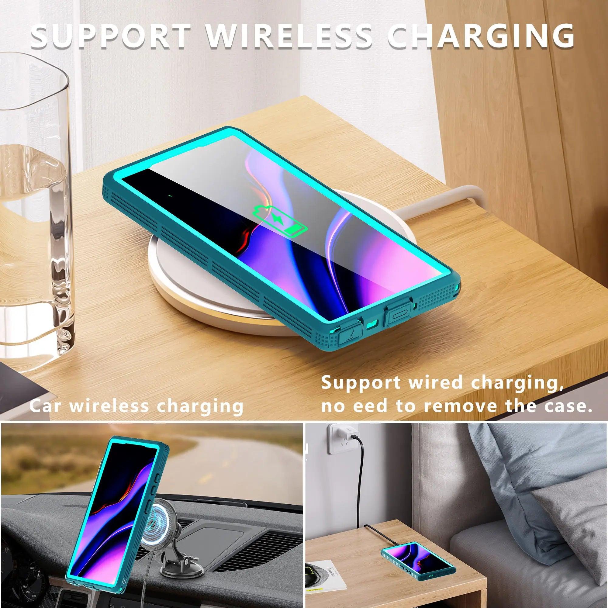 Samsung Galaxy S24 IP68 Waterproof Case - Shockproof, Dustproof, Military-Grade Protection for Outdoor, Swimming, and Extreme Sports