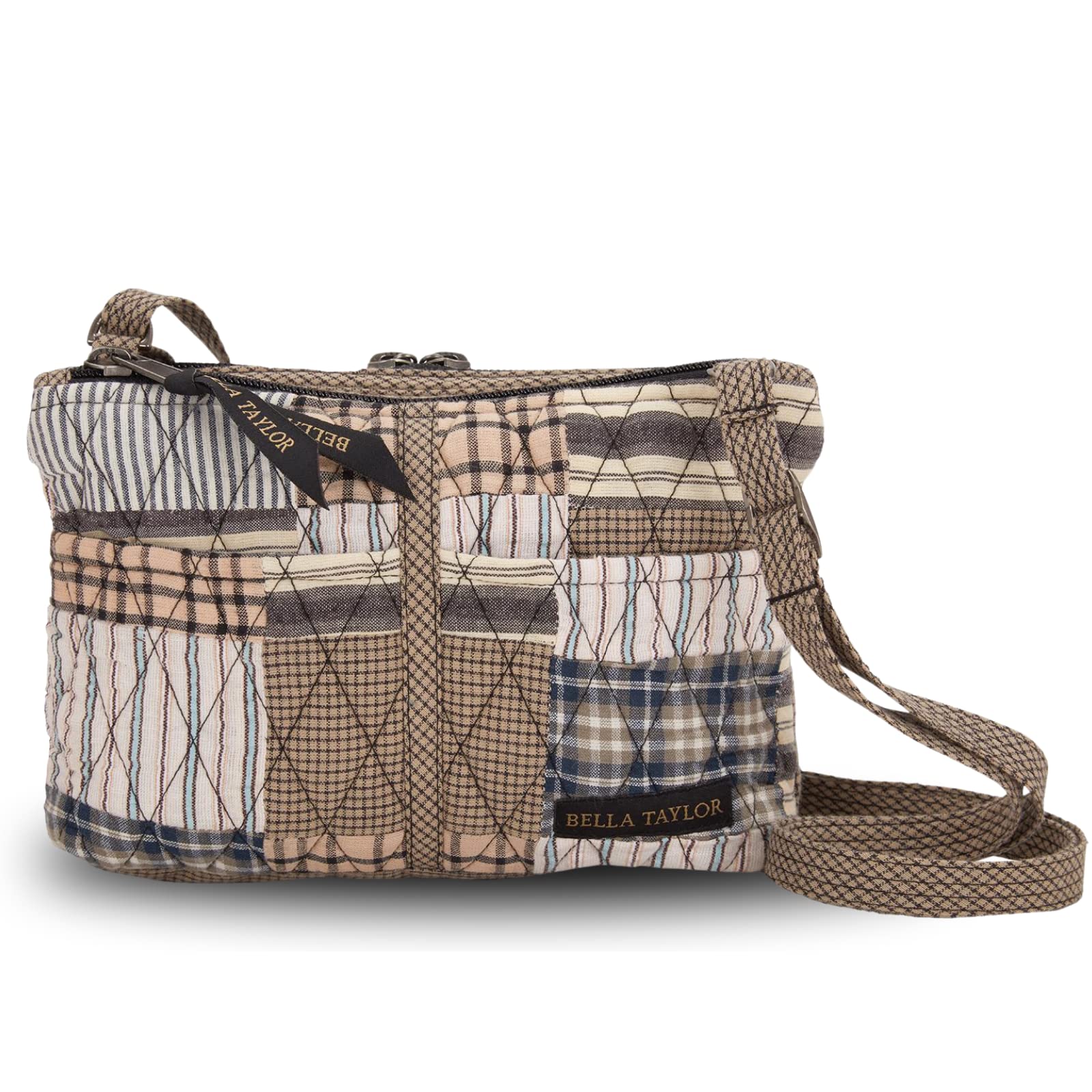 Bella Taylor Essentials Crossbody Purse with Built-In Wallet - Stylish Hands-Free Bag for Women, Perfect for Travel, Shopping & Everyday Use