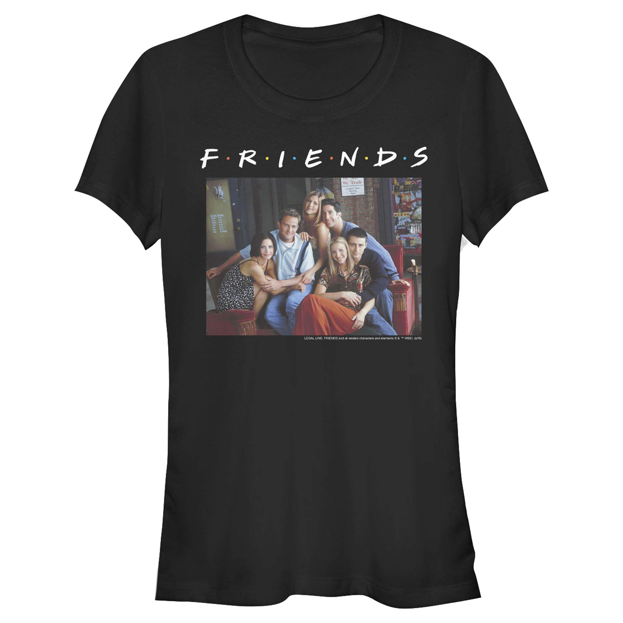 Friends Group Poster Graphic T-Shirt for Juniors - Soft Cotton Tee for Casual Wear, Outings & Gifts | Fifth Sun Official
