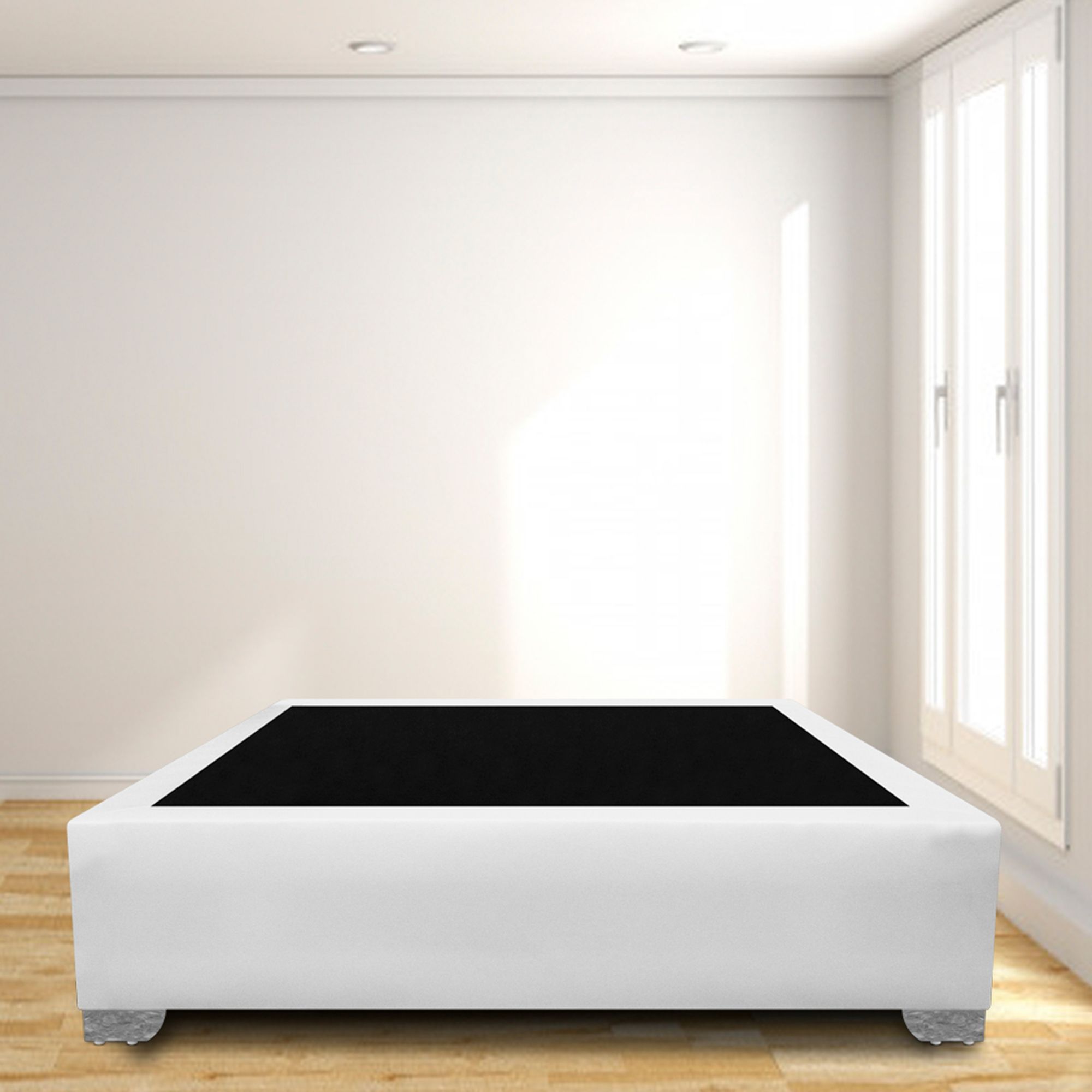 Premium White Bed Base 120x40cm for Semi-Double Premium Mattress 120x190cm - Perfect for Guest Rooms, Dorms & Small Bedrooms