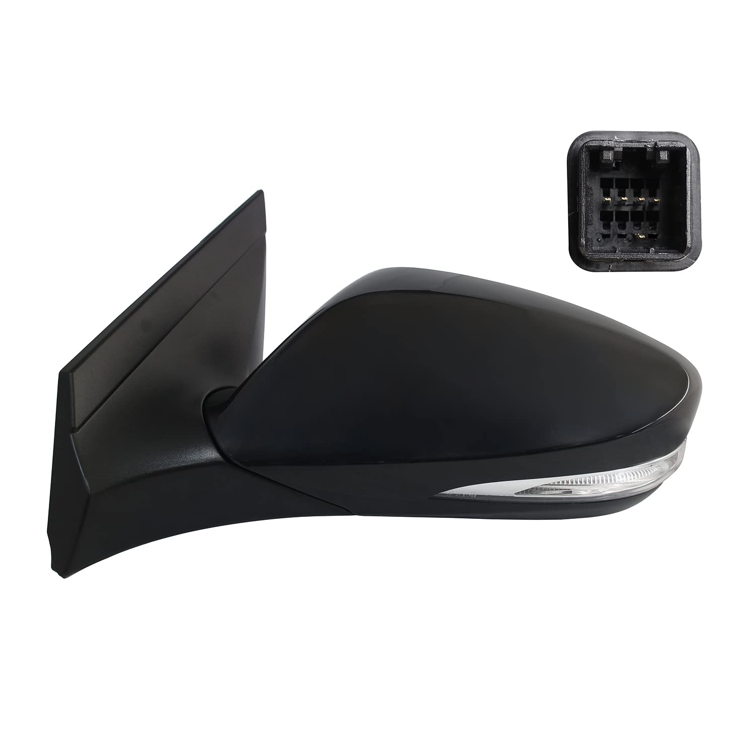 TYC 7700932 Left Side Manual Non-Heated Replacement Mirror for Hyundai Accent 2012-2017 - Perfect for DIY Auto Repair & Replacement