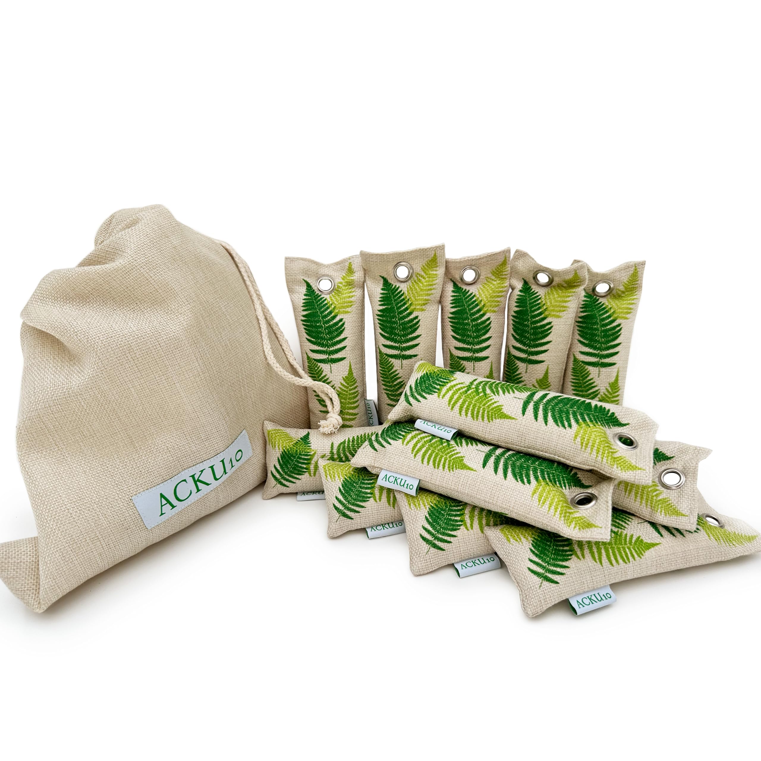 12 Pack Bamboo Charcoal Air Purifying Bags - Natural Odor Eliminator for Shoes, Closet, Car & Pet Areas | Activated Charcoal Deodorizer for Home, Gym & Travel | Eco-Friendly Air Freshener & Moisture Absorber