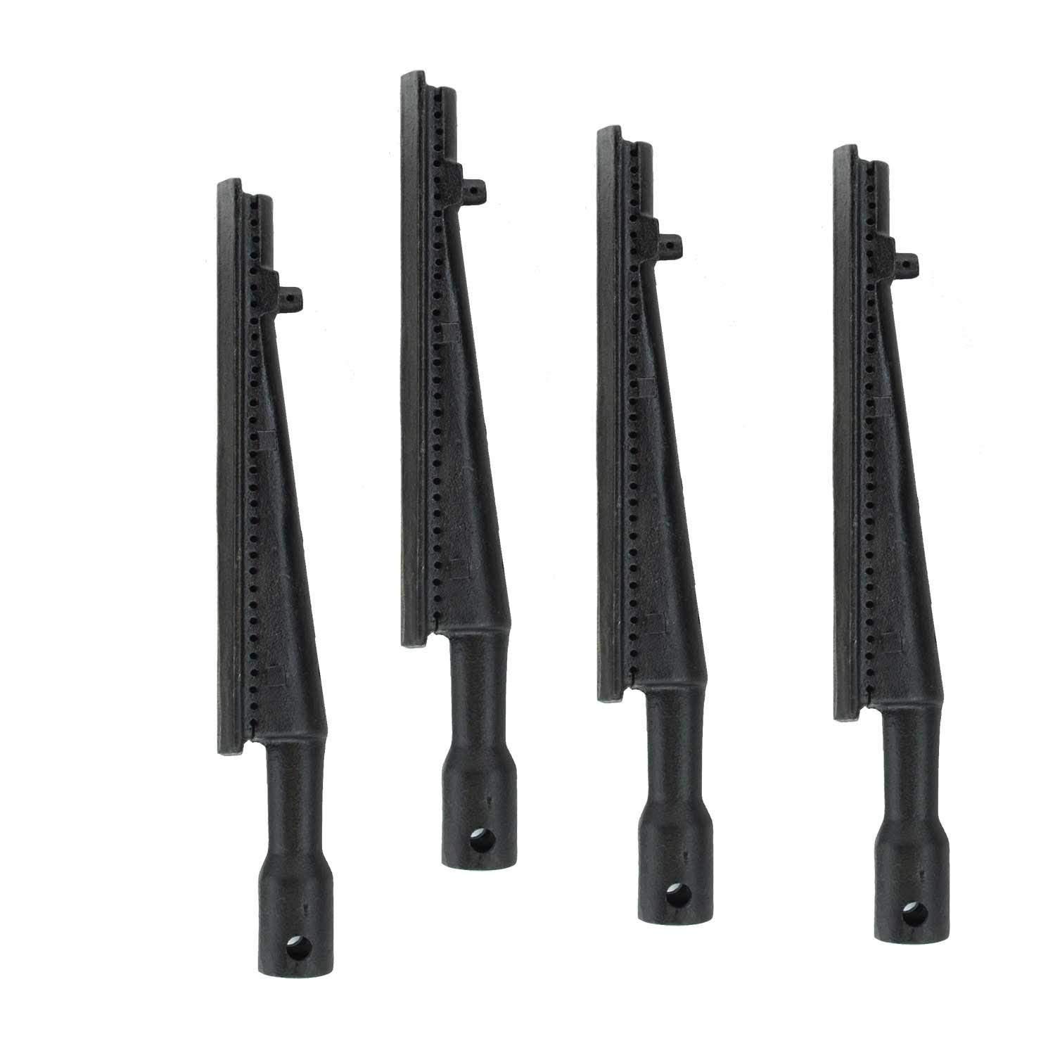 Nexgrill Replacement Cast-Iron Grill Burner - Compatible with 720-0082, 720-0082-S-LP, Patio Chef SS48, Elite Series 4445, Grand Gourmet 4415, Grill Zone 6650, Pro Series 2500 (4-Pack) - Perfect for Outdoor BBQ, Backyard Grilling & Gas Grill Maintenance