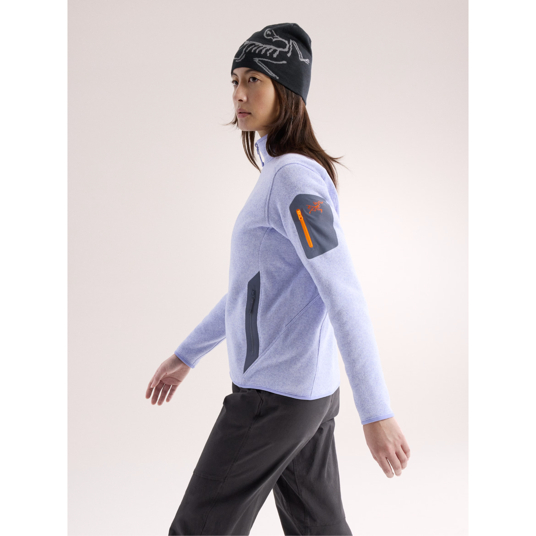 Arc'teryx Women's Covert Cardigan Fleece Jacket - Lightweight Warm Zip-Up Sweater for Hiking, Travel & Outdoor Activities