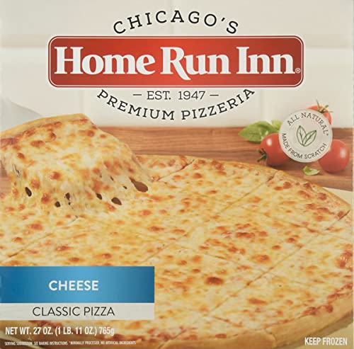 Home Run Inn Classic Cheese Pizza - All Natural, No Preservatives, Minimally Processed, Made from Scratch - 5 Pack | Ready Set Gourmet Donate A Meal Program | Perfect for Family Dinners, Game Nights & Quick Meals