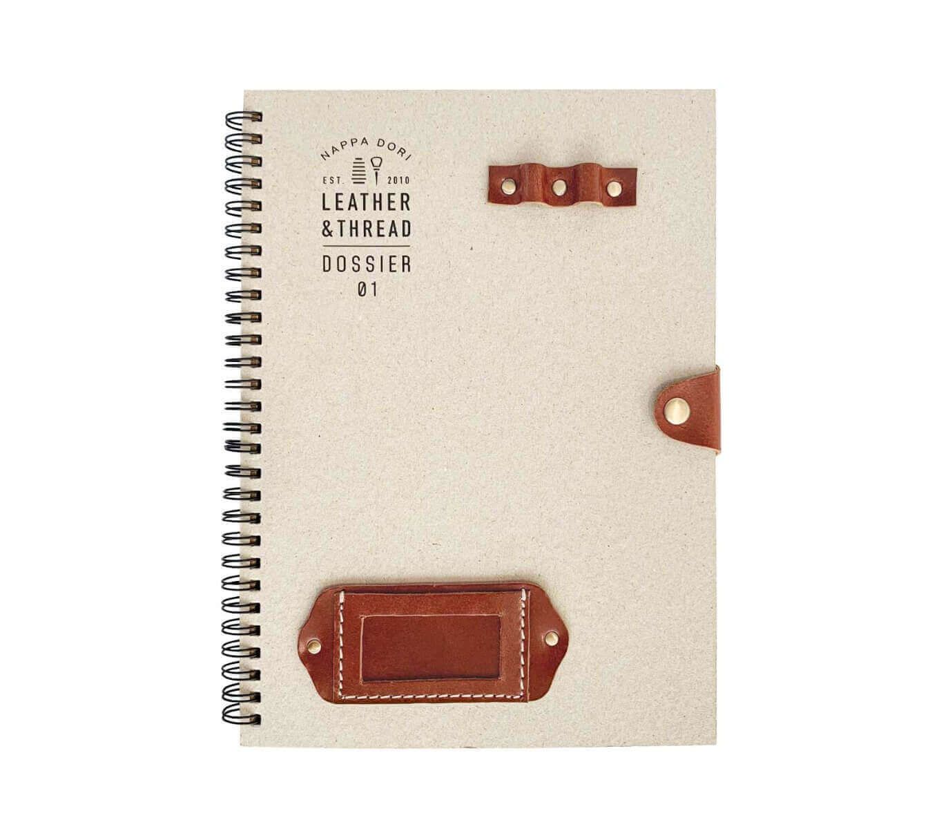 Dossier 01 - Premium Leather Portfolio Organizer for Business Professionals | Perfect for Meetings, Presentations & Document Storage