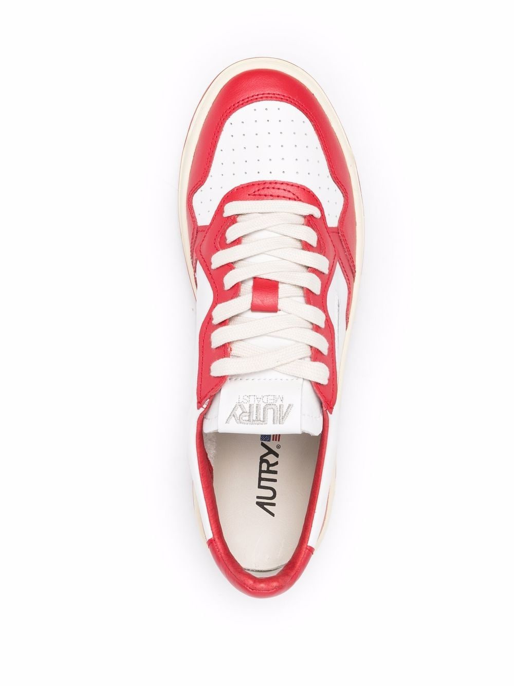 AUTRY Red Sneakers for Men & Women - Comfortable Retro Running Shoes for Casual Wear, Walking, and Gym Workouts