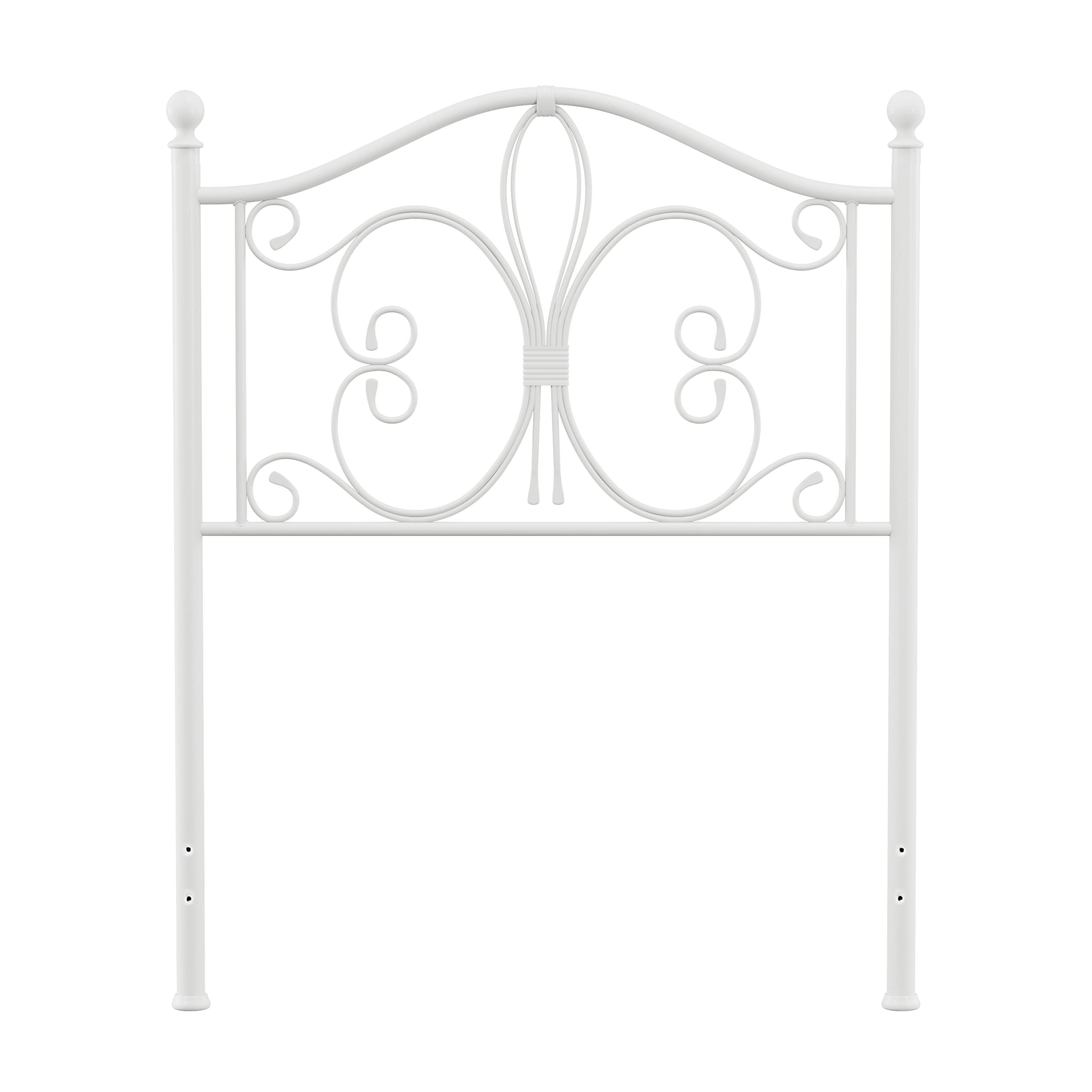 Hillsdale Ruby Twin Headboard - White Wooden Bed Frame Without Footboard | Perfect for Kids' Rooms, Guest Bedrooms & Small Spaces