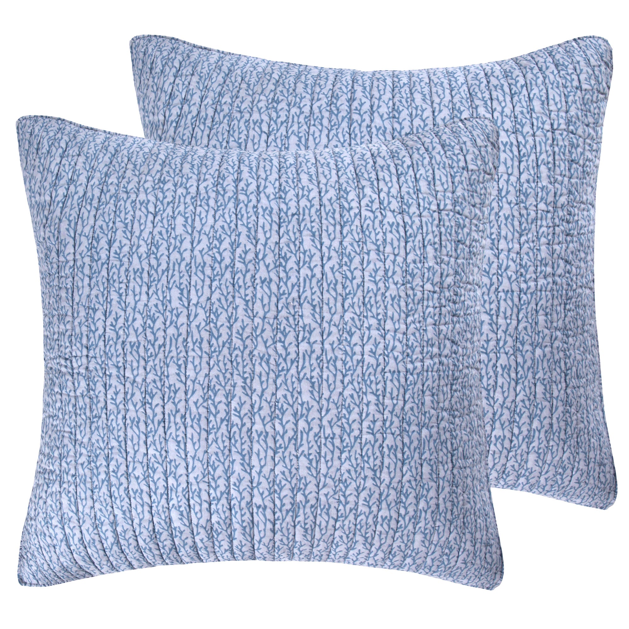 Cerralvo Euro Sham Pillowcase Set of 2 - 26x26 Inch Premium Cotton Decorative Pillow Covers for Bedroom, Living Room & Sofa Decor
