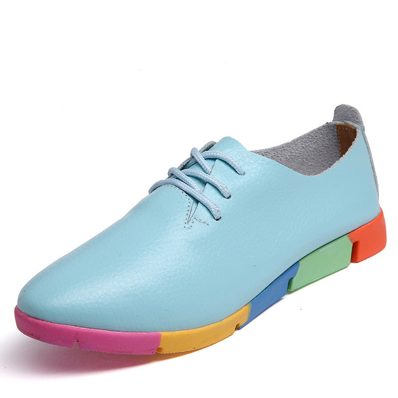 Premium Korean Leather Casual Shoes for Men & Women - Comfortable & Stylish for Everyday Wear, Office, and Travel