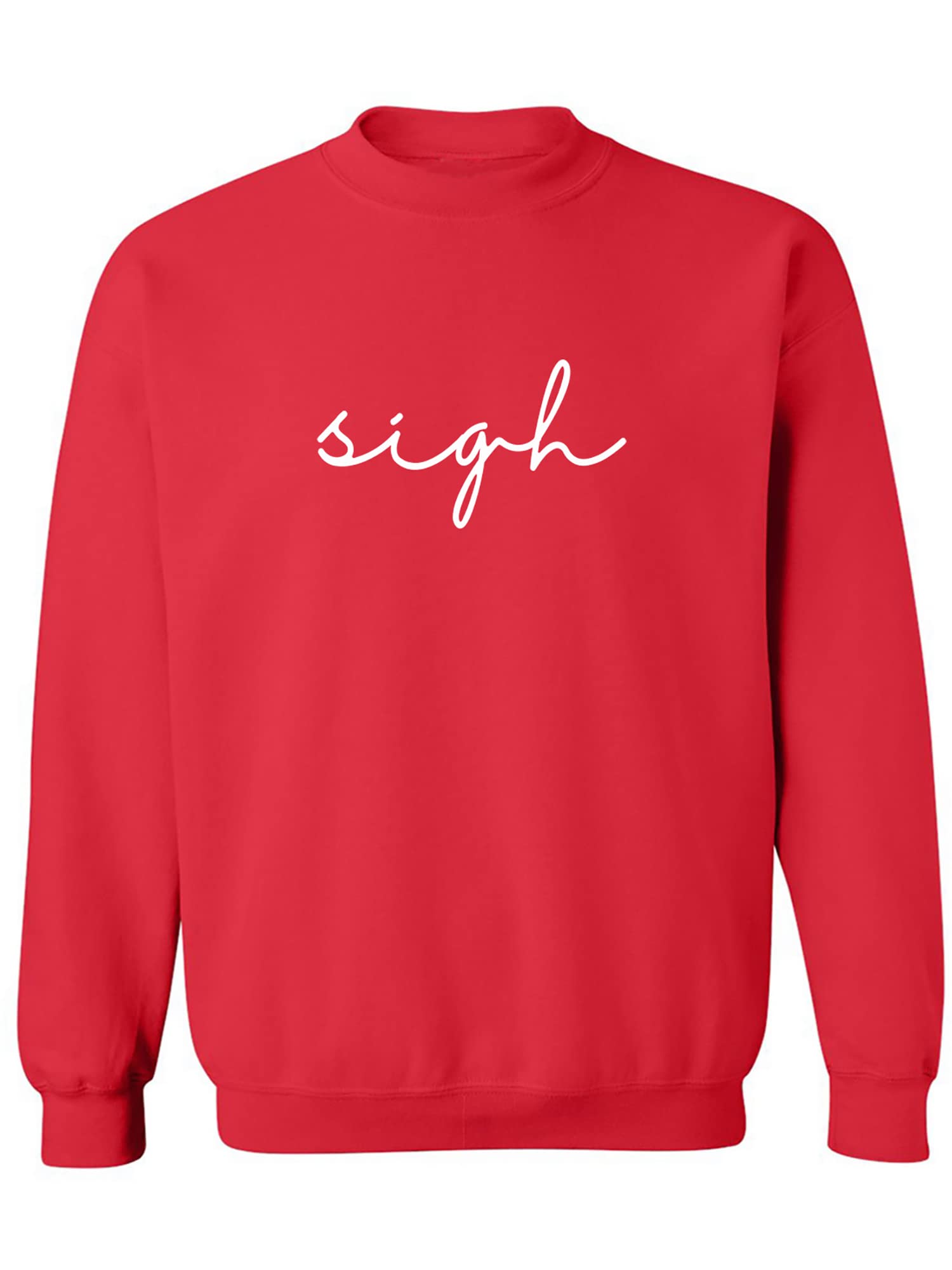 ZeroGravitee Sigh Crewneck Sweatshirt - 舒适休闲男士卫衣，适合日常穿搭、户外活动及居家休闲
