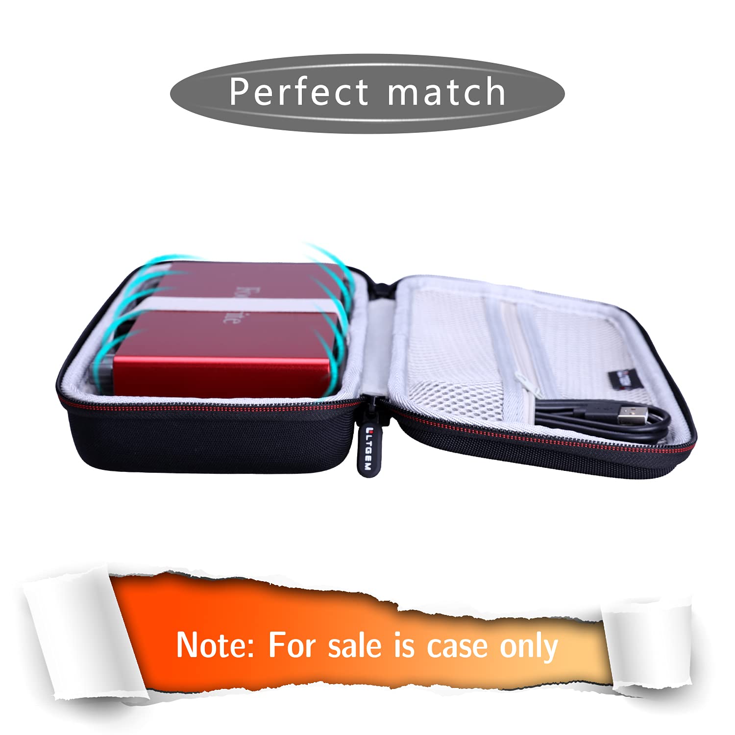 LTGEM EVA Hard Protective Case for Focusrite Scarlett Solo/2i2/4i4 (3rd & 4th Gen) & MAONO USB Audio Interfaces - Travel Storage Bag for Studio Recording & Mobile Music Production