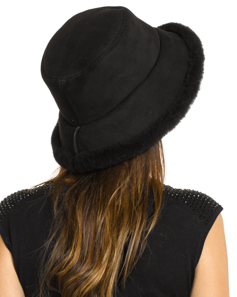 Premium Shearling Sheepskin Winter Hat for Men & Women - Warm Fur Lined Toronto Style Beanie for Cold Weather - Perfect for Skiing, Snowboarding & Outdoor Adventures