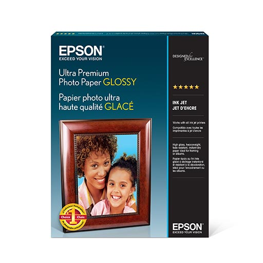 Epson Ultra Premium Glossy Photo Paper - High-Quality Printing for Photos, Art Prints & Presentations (8.5