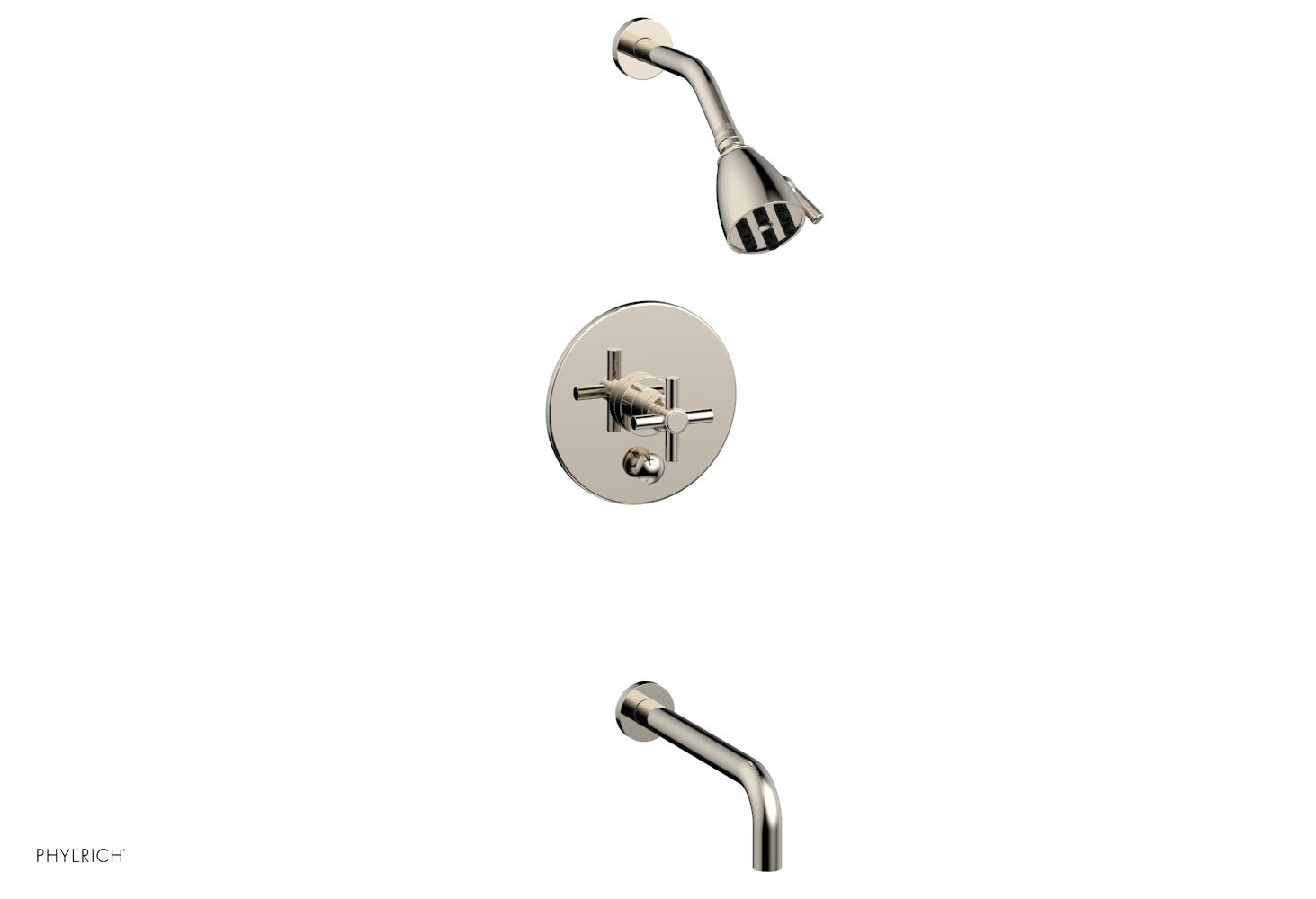 BASIC Pressure Balance Tub and Shower Set - 10