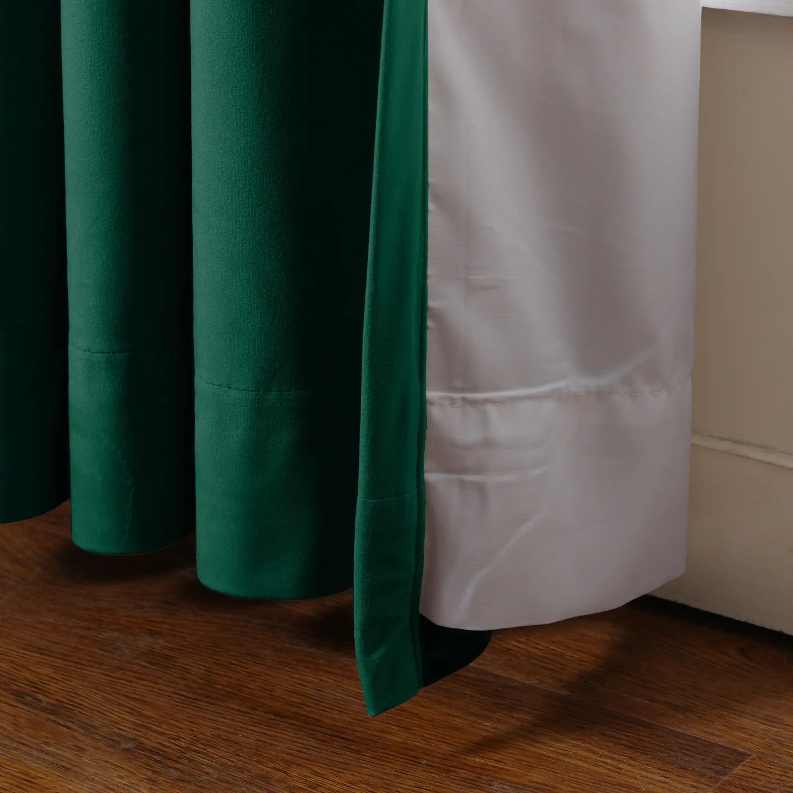 Birkin Velvet Curtain Pleated - Luxurious Blackout Drapes for Living Room & Bedroom - Elegant Window Treatment for Home Decor