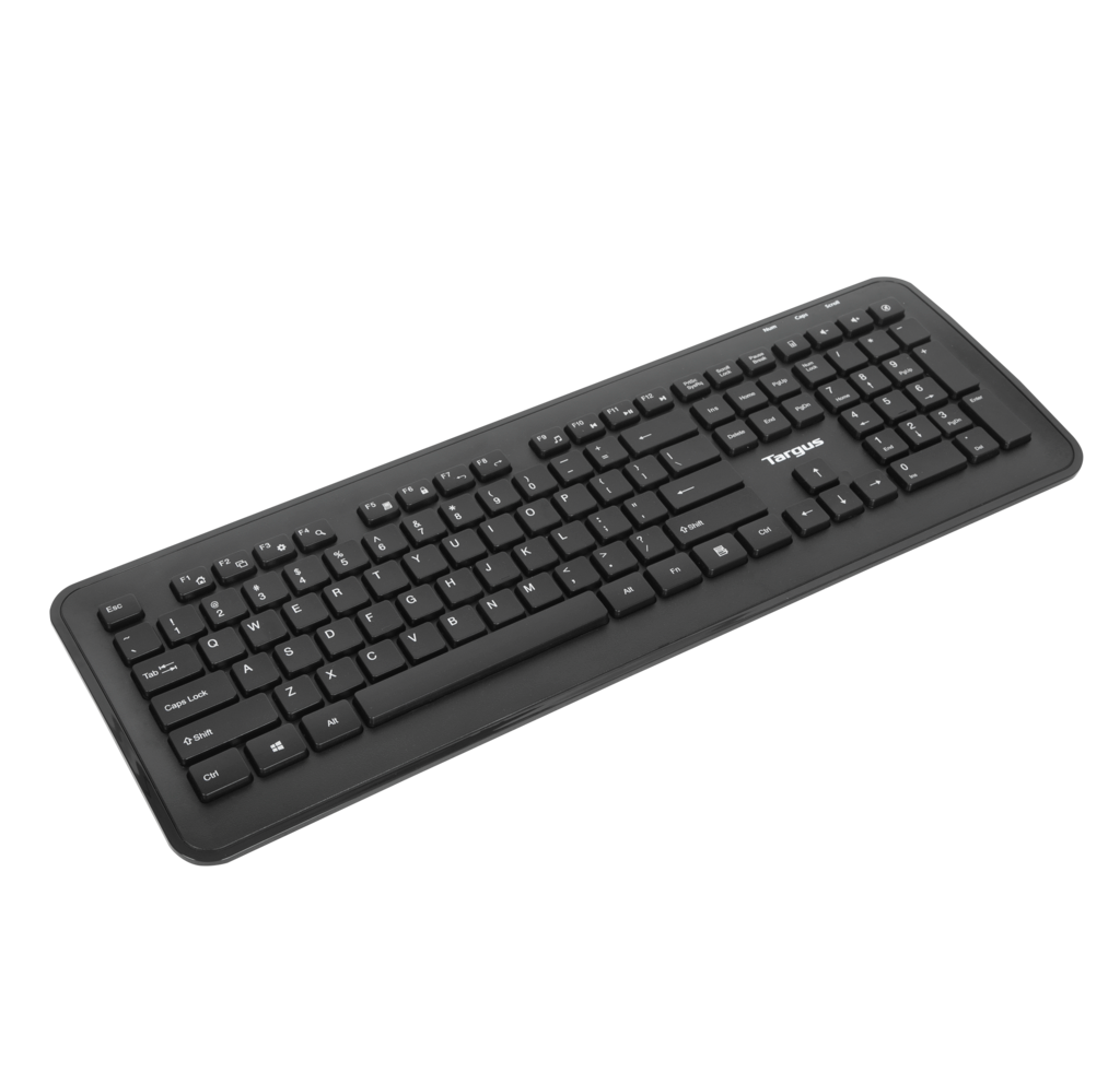 KM610 Wireless Keyboard and Mouse Combo - 2.4GHz USB Receiver, Quiet Click Keys, Ergonomic Design (Black) - Perfect for Home Office, Gaming & Remote Work