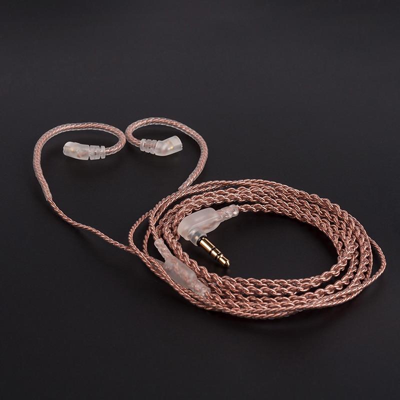 BLON BL-03 4 Core Single Crystal Copper Upgrade Cable - 2PIN 3.5mm Gold-Plated Audio Cable for BLON BL03 IEMs | Perfect for Audiophiles & Music Lovers