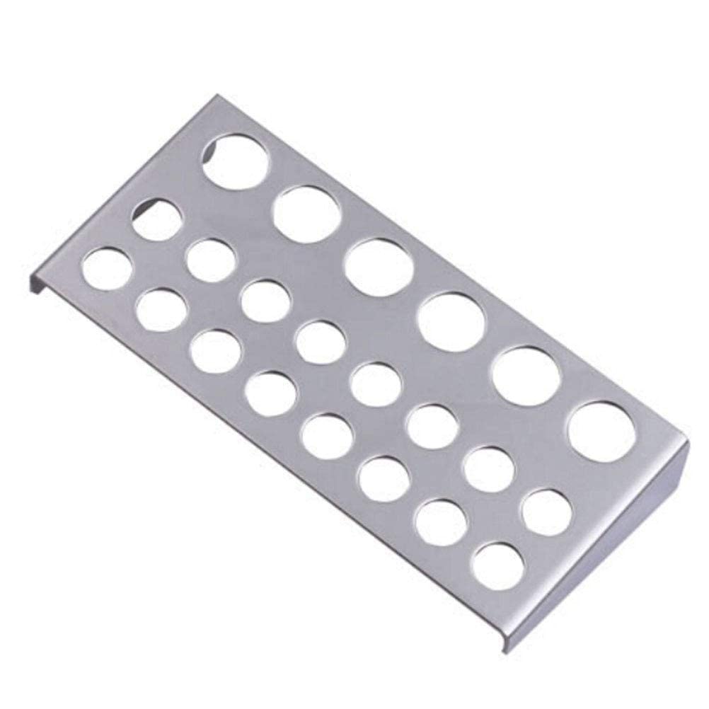 Ubersweet® 22 Hole Tattoo Ink Cap Holder - Professional Tattoo Pigment Cup Stand with Shelf for Needle Tips & Supplies - Ideal for Tattoo Artists & Beauty Salons