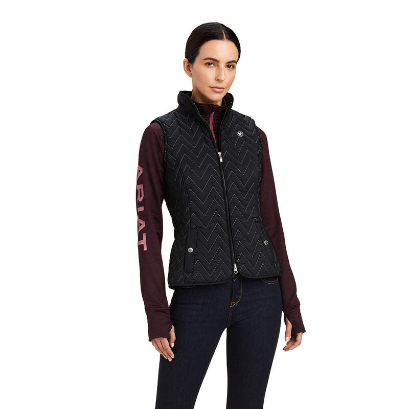 Ariat Women's Ashley Insulated Winter Vest for Outdoor Activities - Warm Quilted Puffer Jacket for Hiking, Camping & Casual Wear
