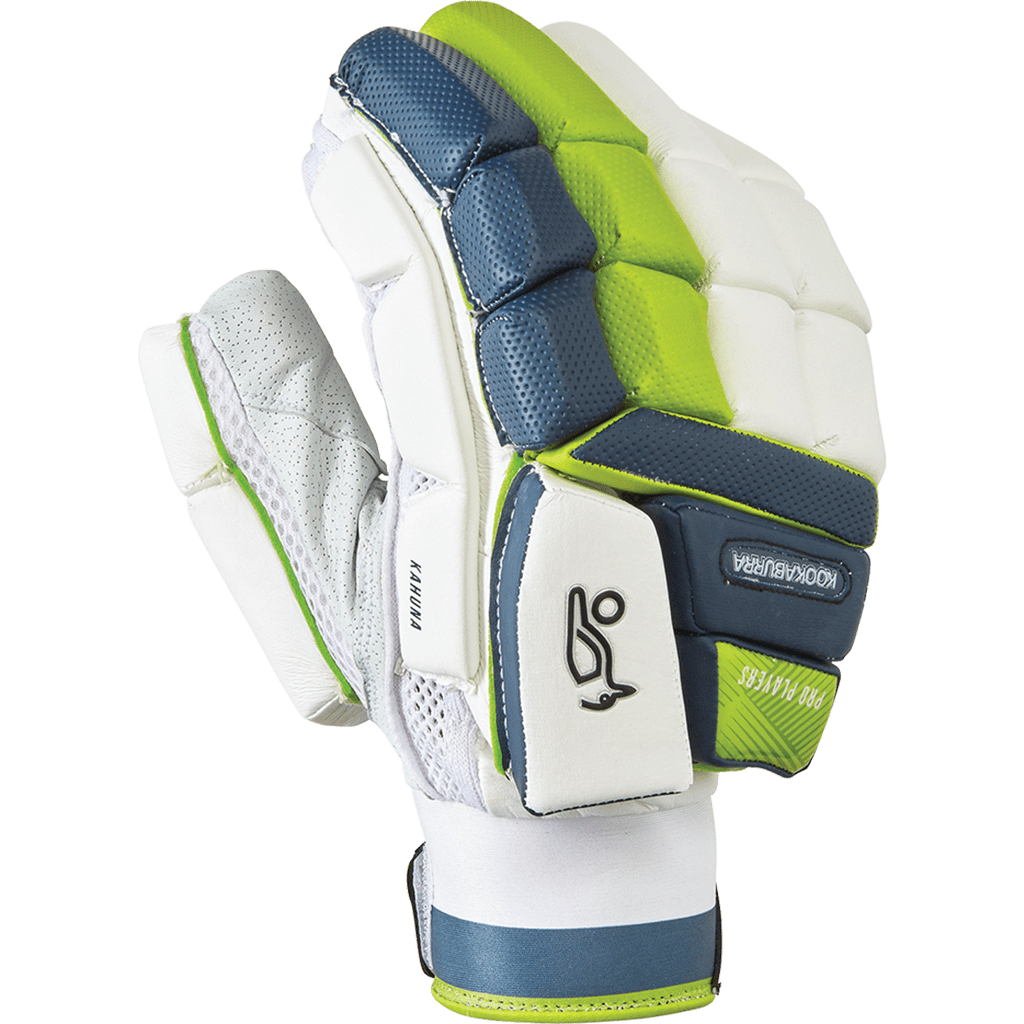 Kookaburra Ghost Pro Players Cricket Batting Gloves - Left Handed | Premium Leather Protection for Cricket Batsmen | Perfect for Practice Matches & Professional Tournaments