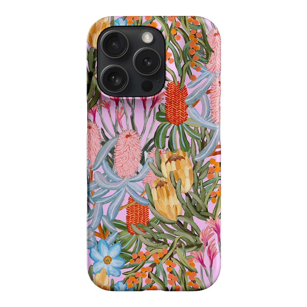 Floral Sorbet Phone Case for iPhone 15/14/13/12/11 Pro Max - Cute Flower Design Slim Protective Cover - Perfect for Women Girls Daily Use, Work, School & Travel