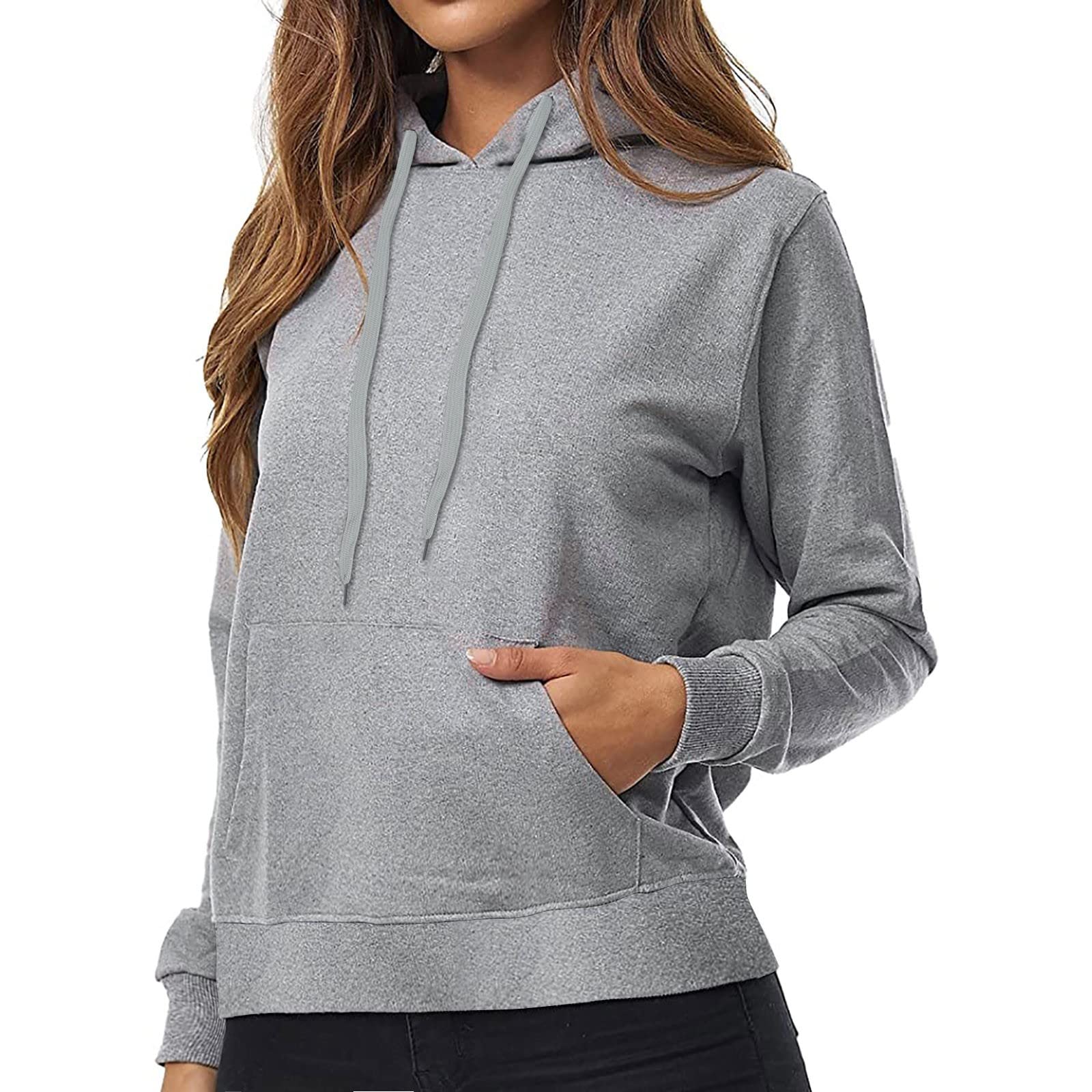 Women's Fall Fashion Hooded Sweatshirt - Long Sleeve Warm O-Neck Casual Top for Autumn & Winter | Cozy Loungewear, Outdoor Activities, Layering Essential