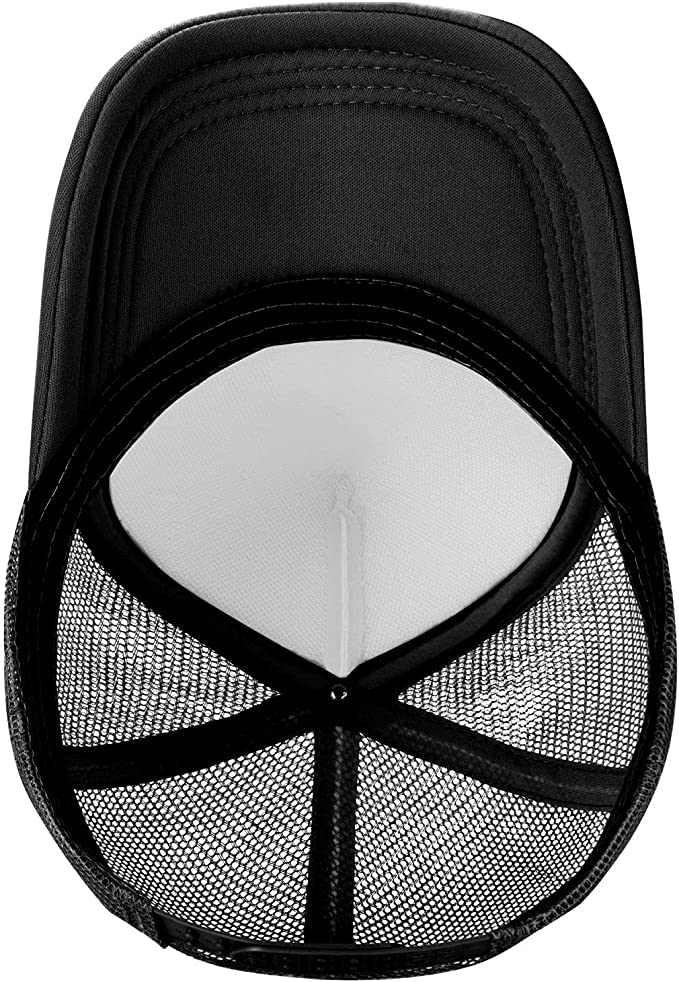 Waldeal Boys Adjustable Snapback Trucker Hat - Straight Outta Timeout Baseball Cap for Toddlers (Black) - Perfect for Outdoor Play, Sports, and Casual Wear