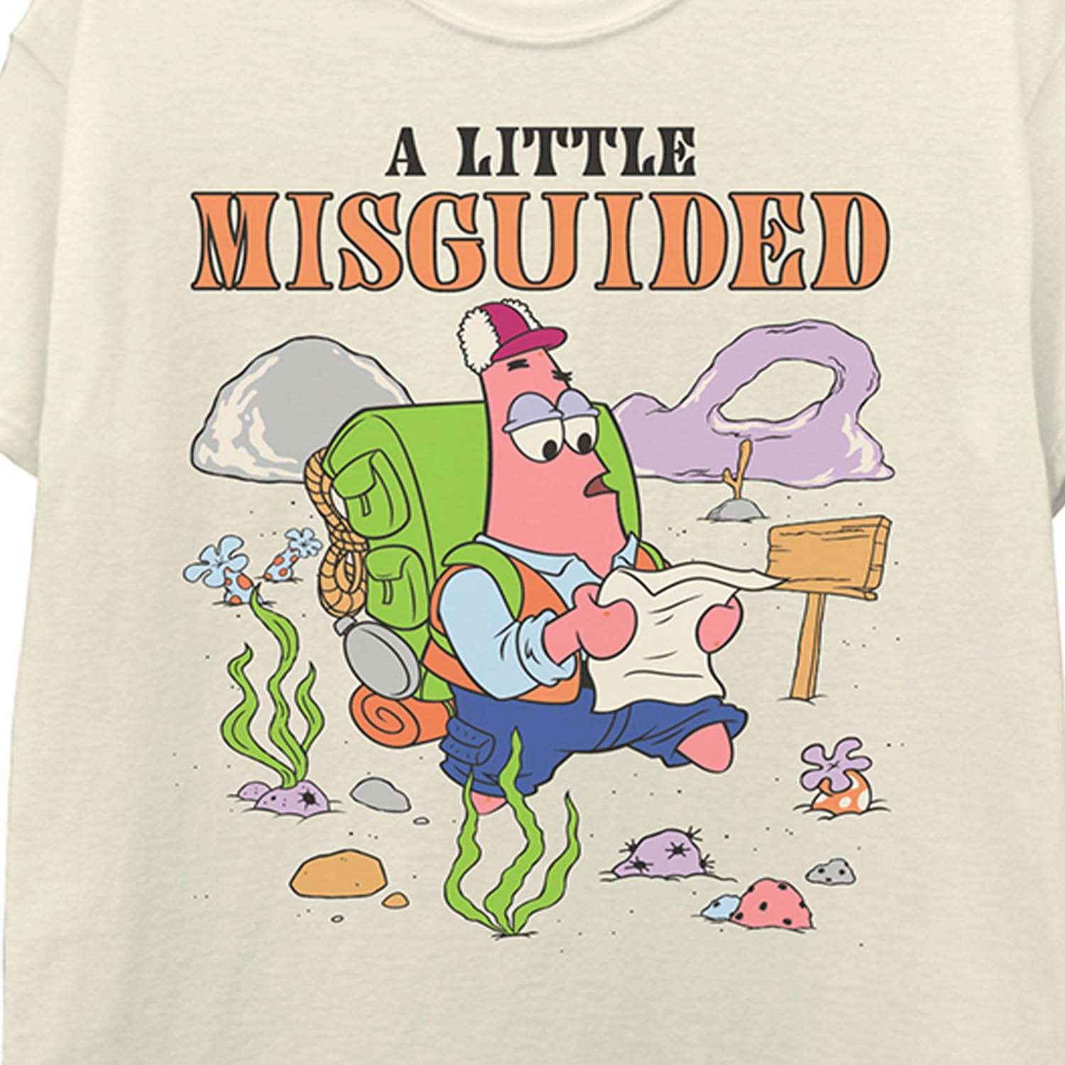 SpongeBob SquarePants Men's T-Shirt - Classic Cartoon Design with SpongeBob, Patrick & Krusty Krab - Casual Graphic Tee for Fans, Cosplay & Everyday Wear