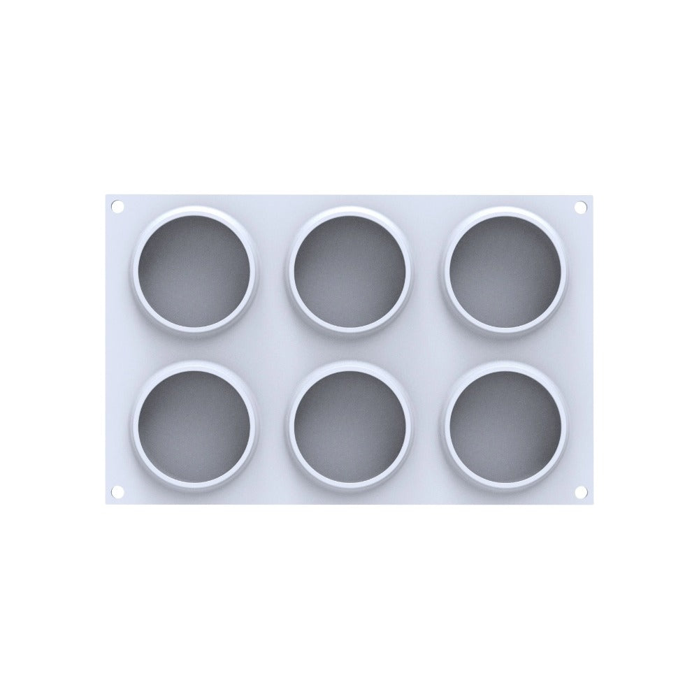 Sweet Round 95 Silicone Mold and Cookie Cutter Kit - 6 Piece Baking Set for Cakes, Cookies, Cupcakes & DIY Desserts - Perfect for Home Baking, Parties & Gift Giving