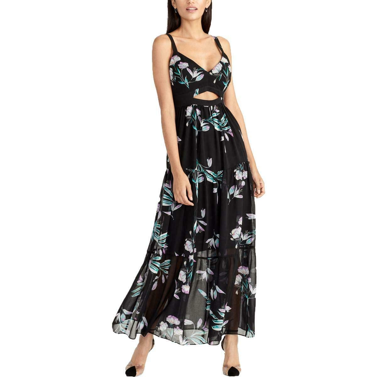 Rachel Roy Women's Adrena Dusk Maxi Dress - Elegant Long Sleeve Flowy Evening Gown for Weddings, Parties & Special Occasions