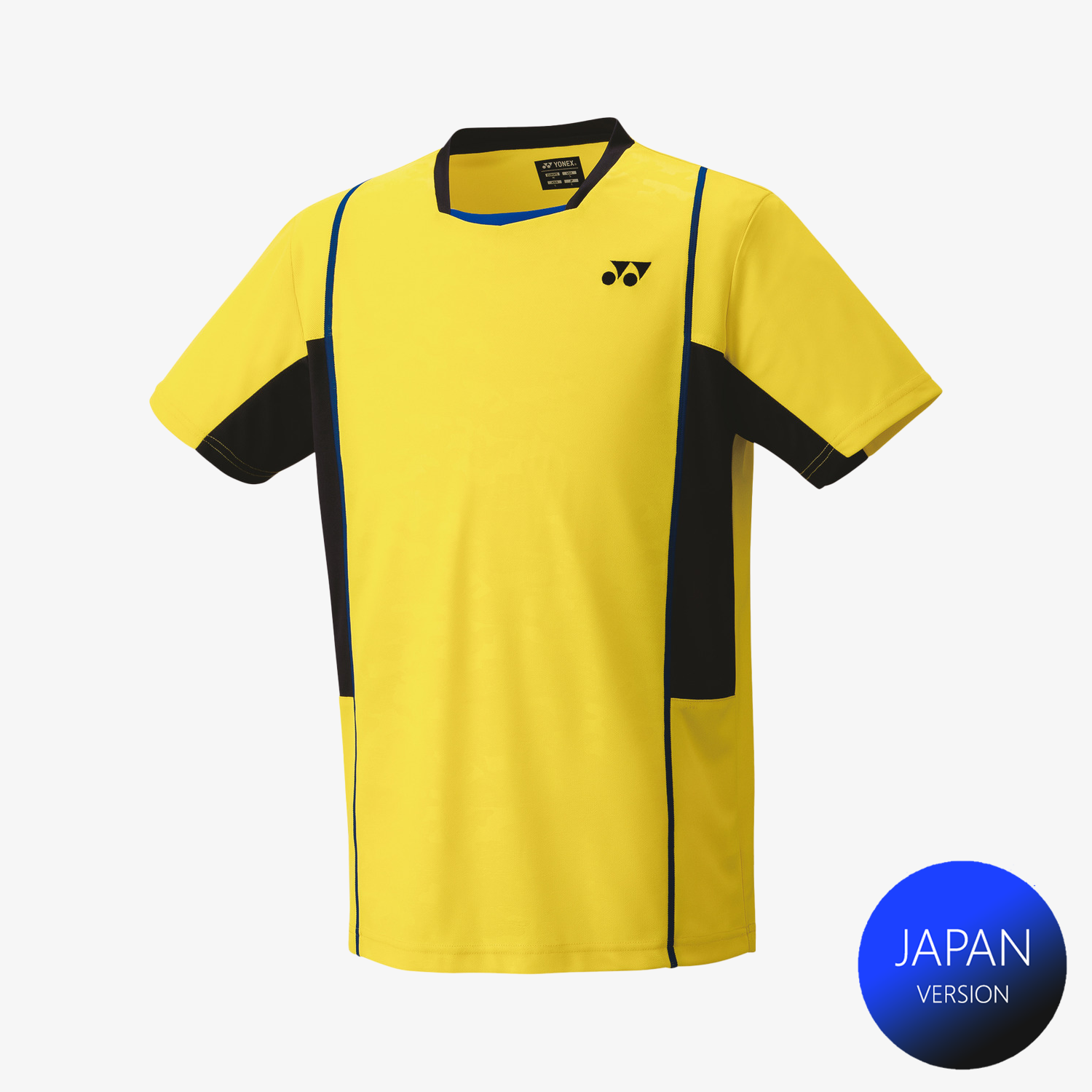 Yonex Unisex Crew Neck T-Shirt 10603 - Light Yellow | Comfortable & Breathable for Tennis, Badminton & Casual Wear