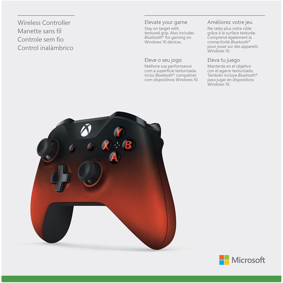 Microsoft Wireless Controller - Volcano Shadow Special Edition for Xbox One | Premium Gaming Experience for Xbox One, PC & Mobile Devices
