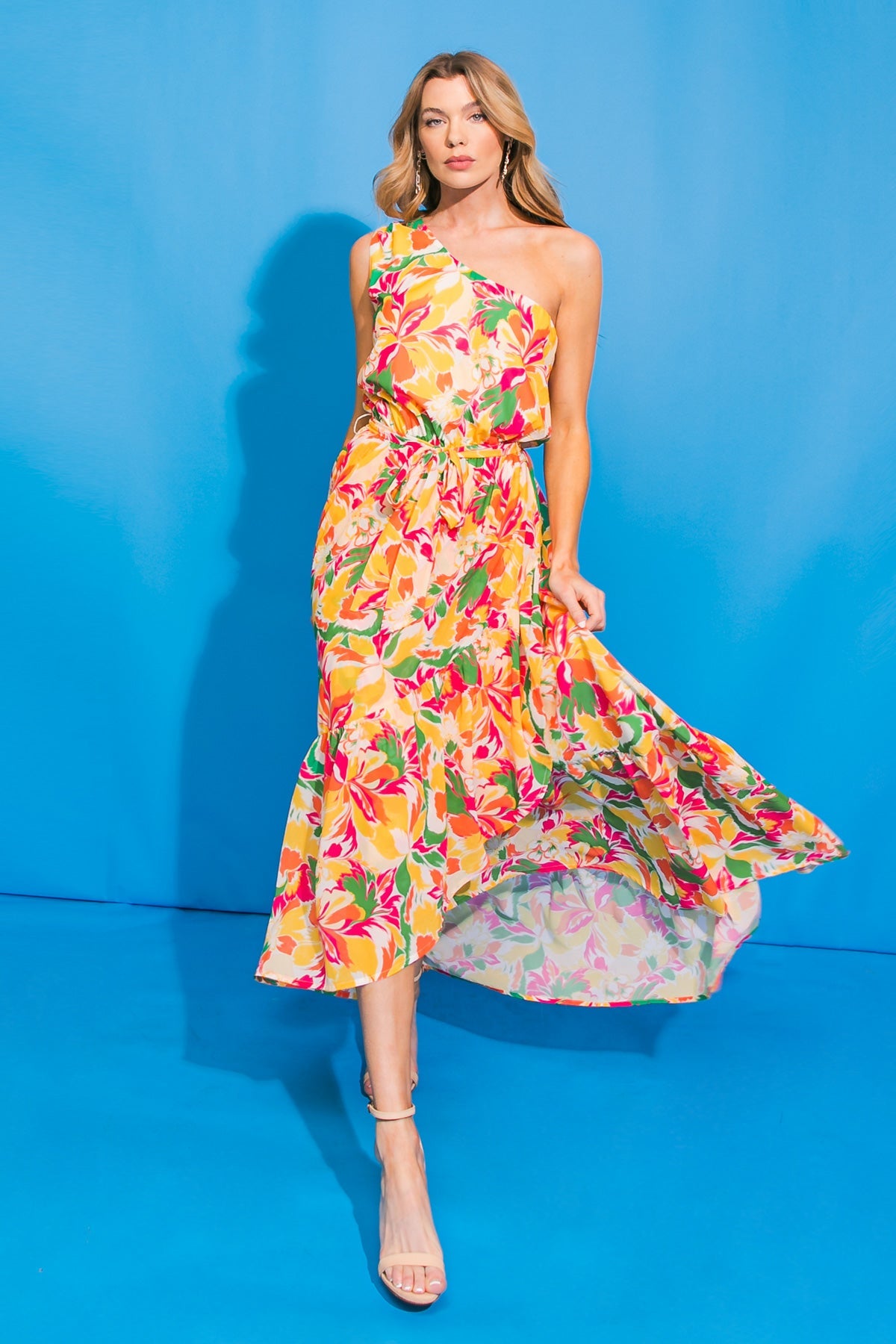 Call Me by Your Name Woven Hi-Lo Maxi Dress - Elegant Boho Summer Dress for Beach, Wedding & Vacation