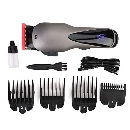 Professional Hair Clipper for Men & Women - Barber-Grade Electric Hair Trimmer with Adjustable LED Light & Oil-Free Design - Perfect for Home Haircuts & Salon Styling