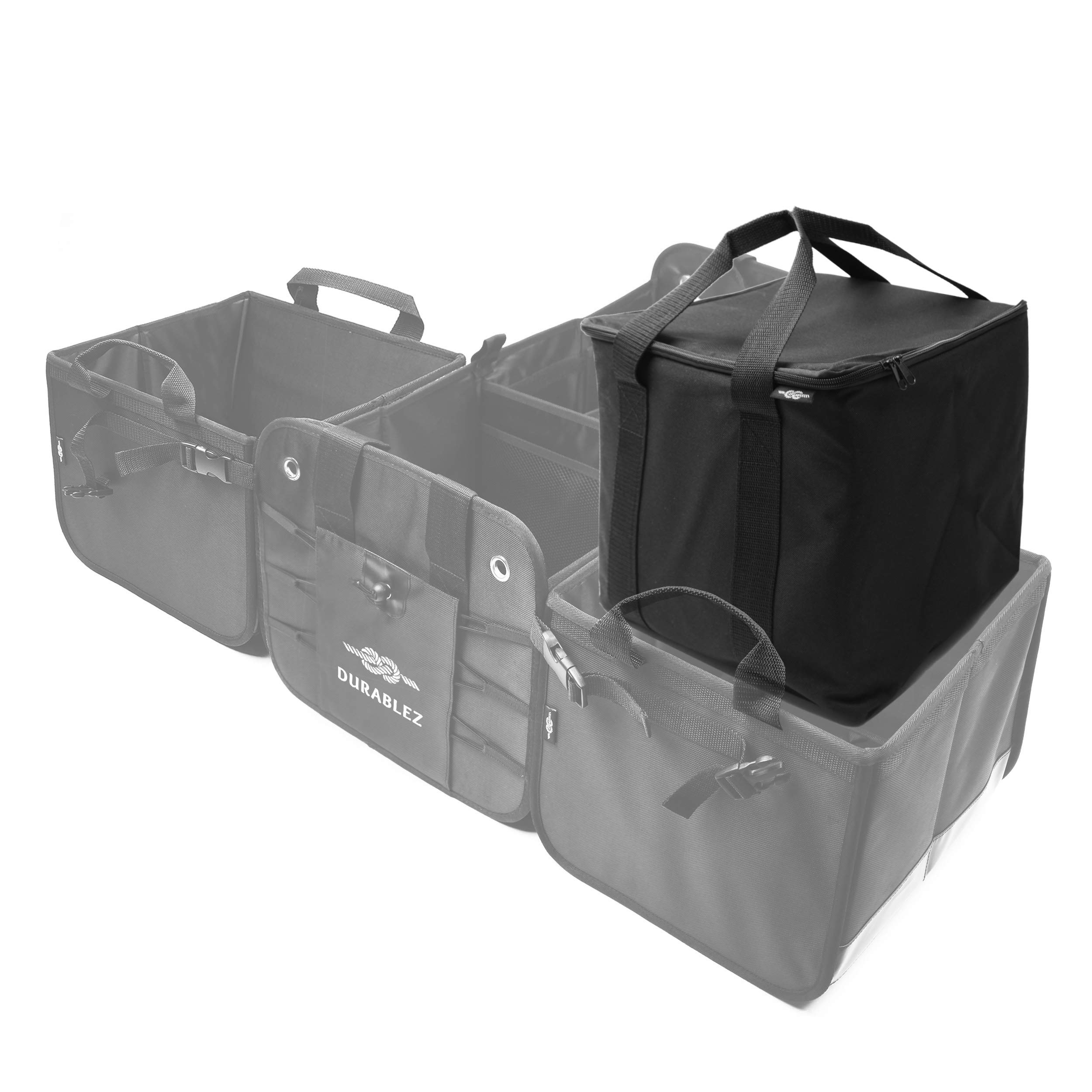 Premium Car Trunk Cooler Organizer - Insulated Portable Cooler Bag for Camping, Road Trips & Picnics