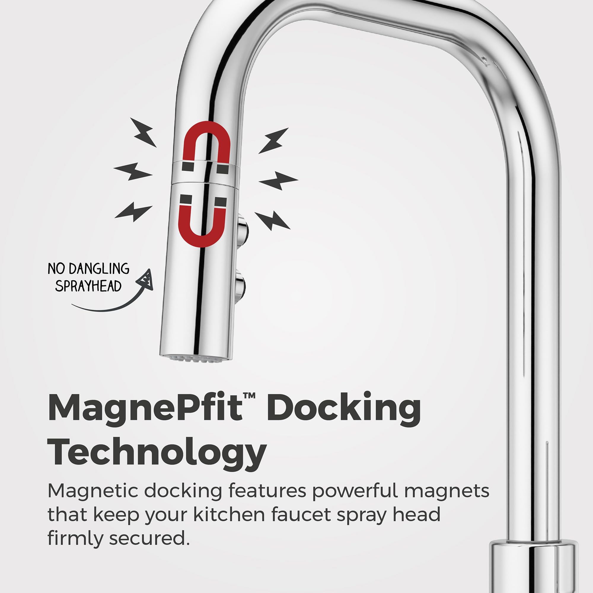 Pfister Zanna Single Handle High Arc Kitchen Faucet with Pull Down Sprayer & Soap Dispenser - Polished Chrome Finish (Model F5297ZNRC) - Perfect for Modern Kitchens & Food Prep Stations