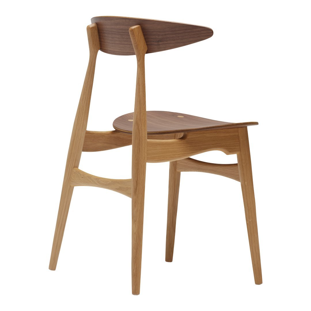 Premium CH33T Wooden Chair - Ergonomic Design for Home, Office & Dining - Comfortable & Stylish Wood Furniture for Living Room, Bedroom & Workspace